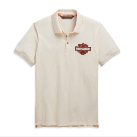 Harley-Davidson Other - Harley-Davidson Men's Logo Knit Polo Size L Slim Fit